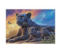 Black Panther 300 Piece Jigsaw Puzzle for All Ages Fantastic Beasts Jigsaw Thoughtful Housewarming Gift Family Game Night Vibrant Design Stress Reliever 300 PCS