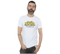 Black Panther AKA T´Challa T-Shirt Marvel White 4XL