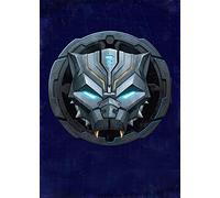 Black Panther Badge Marvel Logo American Superhero Print Poster Wall Art Picture A4 +
