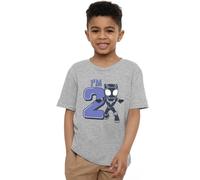 Black Panther Boys Cute Birthday 2 Unisex Kids T-Shirt, Athletic Heather, 5-6 Years UK