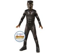 Rubies Official Avengers Black Panther, Classic Child Costume - Large, Age 8-10, Height 147 cm Halloween, World Book Day