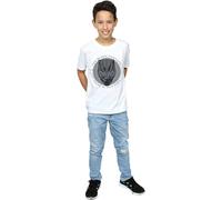Black Panther Boy's Made In Wakanda Cotton T-Shirt in White | Size: 5-6 Years Black Panther White 5-6 Years