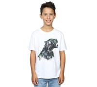 Marvel Boys Black Panther Wild Silhouette T-Shirt White 5-6 Years