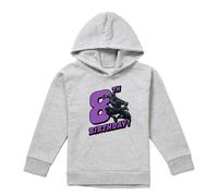 Black Panther Childrens/Kids Heather Pull Over 8th Birthday Hoodie