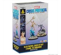 Asmodee Marvel Crisis Protocol Black Panther & Namor Board Game