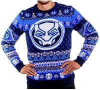 Black Panther Christmas Jumper for Men and Women Marvel Gift (Size: M)