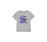 Black Panther Cute Birthday 2 Kids T-Shirt Light Grey | Size: 7-8 Years Black Panther Light Grey 7-8 Years