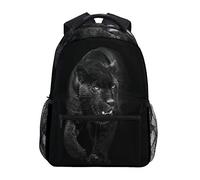 Black Panther in Dark Backpack School Bag Travel Daypack Rucksack for Students Boys Girls, Laptop Backpack