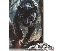 Black Panther in Forest Puzzle for Adults And Teenagers 1000 Pieces Puzzles for Teenagers Gifts Game Toys for Adults 1000pcs (75x50cm)