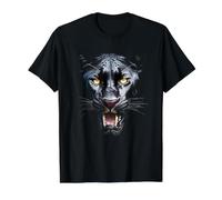 Black Panther in the Jungle Value Graphic T-Shirt, Men, Black, S