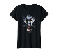 Black Panther in the Jungle Value Graphic T-Shirt, Women, Black, XL