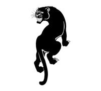 Black Panther Iron on Transfer for Fabrics Leopard Big cat
