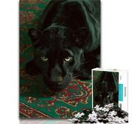 Black Panther Jigsaw Puzzles for Adults 1000 Pieces,Help The Brain Exercise Addictive Toys to Cultivate Patience Great Gift (50x75cm)