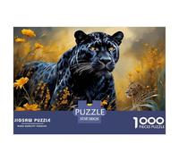 Black Panther Jigsaw Puzzles for Adults Interesting Puzzle Game 1000 Jigsaws Educational Games for Adults Gifts 38x26cm/1000pcs