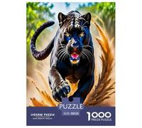 Black Panther Jigsaw Puzzles for Adults The Impossible Challenge 1000 Pieces Difficult Hard Jigsaw Puzzles for Man And Woman with Letters on Back 38x26cm/1000pcs