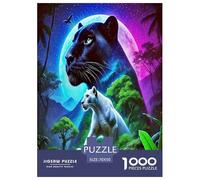 Black Panther Jigsaw Puzzles for Adults The Impossible Challenge 1000 Pieces Difficult Hard Jigsaw Puzzles for Man And Woman with Letters on Back 70x50cm/1000pcs