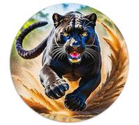 Black Panther Jigsaw Puzzles Puzzle for Adults Kids. 1000 Piece Impossible Challenge Toy Educational Game Home Decoration for Educational Games Gifts 1000pcs (67.5x67.5cm)