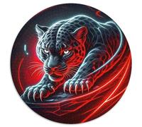 Black Panther Jigsaw Puzzles Puzzle for Adults Kids. 1000 Piece Impossible Challenge Toy Educational Game Home Decoration for Adults& Kids Age 14 Years Up 1000pcs (67.5x67.5cm)