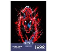 Black Panther Jigsaw Puzzles Puzzle for Adults Kids. 1000 Pieces Whimsical Challenge Toy Educational Games Home Decoration for Adults& Kids Age 14 Years Up 70x50cm/1000pcs
