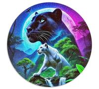 Black Panther Jigsaw Puzzles Puzzles for Adults Kids. 1000 Pieces Great Gifts Challenge Toy Educational Game Home Decoration for Adults& Kids Age 14 Years Up 1000pcs (67.5x67.5cm)