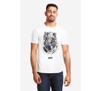 Black Panther Mask Mens T-Shirt Marvel White S