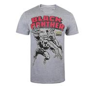 Black Panther Mens Combat Marl T-Shirt