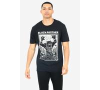 Black Panther Men's Lino Cut T-Shirt Black | Size: Medium Black Panther Black M