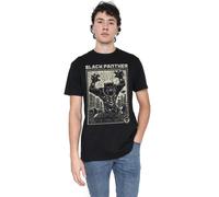 Black Panther Mens Linocut T-Shirt