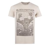 Black Panther Mens Linocut T-Shirt