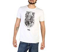 Black Panther Men's MASK T - Shirt, White (White White), Small