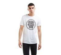 Black Panther Men's Symbol Cotton T-Shirt White | Size: XL Black Panther White XL