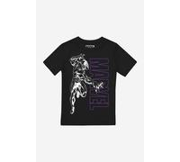 Black Panther Outline Boys T-Shirt Black Black Panther Black 7-8 Years
