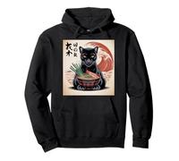 Black Panther Ramen Japanese Kawaii Anime Black Panther Pullover Hoodie