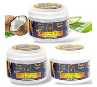 Black Panther Strong Diamond Edge Control - Extra Hold 24 Hour Braiding Gel - Instant Natural Edge Control for 4C Black Hair - for Men and Women - 3 Piece Travel Wax