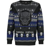 Black Panther Wakanda Forever Christmas jumper multicolour XXL
