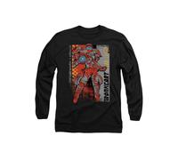 Black Panther: Wakanda Forever Ironheart Mark 1 Armor Long Sleeve T-Shirt, Black Marvel Black M