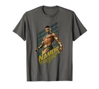 Black Panther Wakanda Forever Namor T-Shirt, Men, Asphalt Grey, X-Large