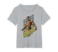 Black Panther Wakanda Forever Namor T-Shirt, Women's Plus, Heather Grey, 6X