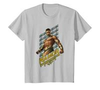 Black Panther Wakanda Forever Namor T-Shirt, Youth, Silver Grey, 2T