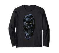 black panther walking for lovers Animal leopard & jaguar Long Sleeve T-Shirt
