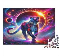 Black Panther1000 Pieces Jigsaw Puzzles for Adults Educational Games FantasyChallenging Home Decors Great Gift Idea38x26cm/1000pcs