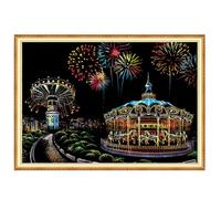 Black Paper for - Art Sheets to City Landmarks Creative Paper Set | DIY Craft Drawing Board Doodle Blocks Gift