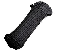Black Paracord 550, 4mm Nylon Rope for Outdoor Activities, DIY Projects, and Emergency Situations, 31 Meter 7-Strand Parachute Cord
