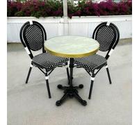 Black Paris Bistro Chair And Table Set Be Furniture
