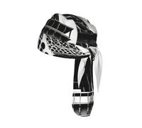 Black Paris Eiffel Tower Print Wide-Fit Cycling Cap Quick-Drying Headband Universal Stretch Yoga Running Sweatband