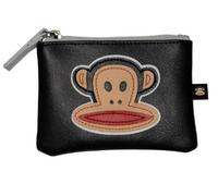 Black Paul Frank Monkey Zip Top Purse