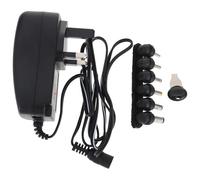 Black PC Power Adapter 30w Adjustable Voltage for Monitor