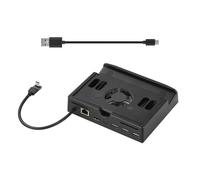 Black PD100W Fast Charging For Switch2 Cooling Base Multi Functional Expansion For Switch2 Base Dock Charging Cooling