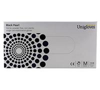 Black Pearl Nitrile, Powder Free, Non Sterile, Single Use Examination Gloves Medium - 100 Gloves (1 box)