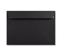 Black Peel & Seal Envelopes Perfect for Christmas Cards, Greeting Cards, Wedding Invitations, Gift vouchers, Crafts (14, C5 (162mm x 229mm))
